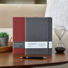 2026 타임 위크 다이어리 생산성 시간관리 플래너 업무용 사무용 밴딩 선물, 코멘트 (03 하버블루), 코멘트 (03 하버블루), 1개