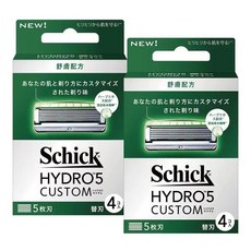 舒適 Schick Hydro 水次元5 辨型刮鬍刀片 4入 x 2盒, 1個