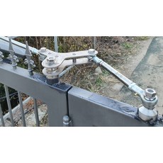 [Y175-대문폭1000] 전원주택 자동대문 무레일 내외 접이식 도어 폴딩 장치 스윙 자동모터 부착가능, 1개