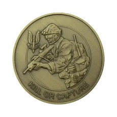 기념 주화 군대 특수 항공 서비스 기념품 동전을 죽이거나 포획하십시오. 청동 도금 누가 감히 군사 베테랑 수집용 얻습니다., [01] 옵션1