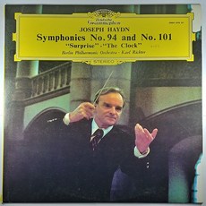 HAYDN 하이든 교향곡 제94번 놀람 & 제101번 시계/ 베를린필 칼 리히터/ 자켓NM/ 음반좋음NM/ LP 초음파세척