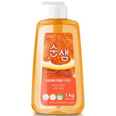 페이지마켙 홈 스타일링 1kg 자몽향 X O 순샘 구연산 주방세제 974ml 기름때제거 주방세제리필형 주방용품 주 깨끗한 클린 집 원룸 주방 그릇 세척 설겆이 오늘, 1개