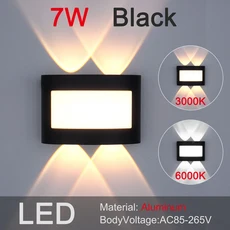 LED 창틀 조명 RGB 문짝 프레임 벽 KTV 호텔 차고 복도 장식 360 밝은 IP67 110V 220V, 05 05 Pink color, 01 01 7W, 1개