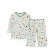 [백화점 정품] 오르시떼 편안한 아동잠옷 H306 사파리로움 7부소매 내의세트