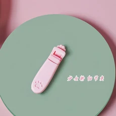 새로운 속눈썹 경기자 귀여운 고양이 발톱 광각 로컬 클램프 전문 세트 오래 지속되는 속눈썹 클립 휴대용, 06 1pc  NO.6