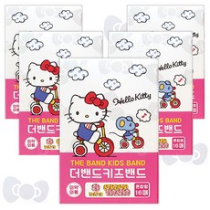 더밴드 키즈밴드 헬로키티 혼합형, 16개입, 5개