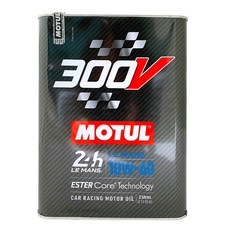 MOTUL 摩特300V Le Mans 酯類核心賽車引擎機油 提升引擎性能 提供卓越保護, 10W-60, 1個, 2L
