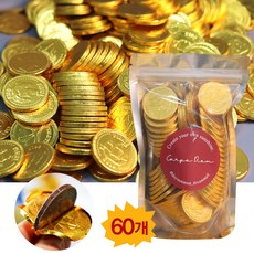 금화 동전 초콜릿 코인 밀크초콜렛 (캔디케인스증정), 300g, 1개