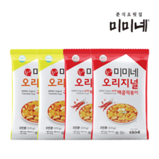 미미네 오리지널 국물떡볶이 2봉+매콤한맛2봉 (12인분), 4개