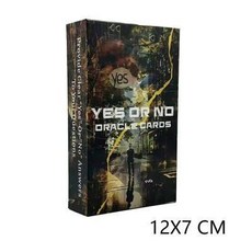 「女巫卡塔牌屋」是或否神諭卡Yes or No Oracle Cards 12X7CM天地蓋 英文卡牌遊戲, 1個, 是或否神諭卡 12X7CM天地蓋
