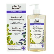 波蘭Green Pharmacy私密水嫩潔膚露，溫和潔淨，平衡pH值，呵護私密肌膚，提升舒適感, 1件, 300ml, 鼠尾草