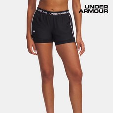 [매장정품] 언더아머 여성 UA Tech 플레이 업 투인원 쇼츠 1389895-001