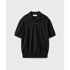 UNION BLUE HARD TWIST COMFORT POLO 니트 블랙 179107