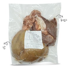 [백암식품] 간 허파 2kg 순대내장 부산물 한마리분 찰순대, 1개