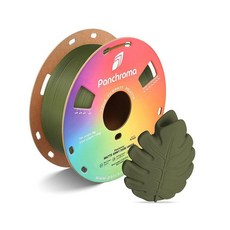 Polymaker Panchroma 매트 PLA 필라멘트 씨폼 그린 1.75mm 1kg 3D 프린팅 필라멘트 이전 폴리테라 매트 대부분의 FDM 3D 프린터에 적합 1k, 121 - 1.75mm 매트 아미 다크 그린 (헥스 코