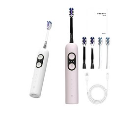 S1 掃振式電動牙刷, 粉黑, 1個, 掃振一體