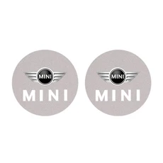 미니 쿠퍼 JCW 워크스 F54 F55 F56 F57 F60 R50 R52 R53 R55 R56 R57용 2개 자동차 물컵 홀더 미끄럼 방지, 08 Gray-For Mini