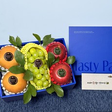 사진그대로출고 테이스티팔도 생화과일선물세트, 1세트