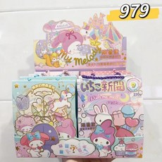 三麗鷗 大盲盒文具禮盒 酷洛米 美樂蒂 大耳狗 彩虹小馬 吉伊卡哇 生日禮物, 美樂蒂限定,大禮盒, 1個