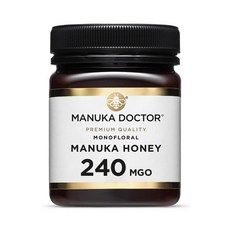 영국 마누카닥터 Manuka Doctor Manuka Honey 마누카꿀 MGO 240, 250g, 1개