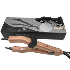 충전식 무선글루건 미니 소형 실리콘총 루프 골든 히트 헤어 커넥터 온도 제어 가능 열 다리미 익스텐션 도구 키트, [02] EU JR609