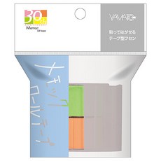 YAMATO Memoc 捲筒式便利貼 30週年紀念款 附切割台, 1個, 綠+橘（現貨/GRK25CH6D）