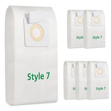 비셀 업라이트 진공청소기와 호환되는 6팩 스타일 7 진공백: 파워포스 1739 3522 3525 71Y7 파워글라이드 3545 플러스 3350 3550 3553 리프트오프, 6 Pack