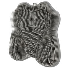 펀픽 흡착력 좋은 입체형 풋브러쉬 발씻는 매트, 그레이, 1개, 1개입