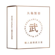 丸龜製套 職人超薄武士金 保險套, 1個, 6個裝