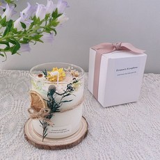 Dream's Kingdom 香氛蠟燭, 1個, 悠悠夏日之戀單杯/香味：英國梨小蒼蘭, 英國梨小蒼蘭