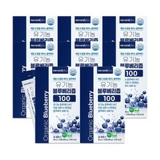 [박스당 15포] 내츄럴플러스 유기농 블루베리즙 100 / NFC착즙 100% 안토시아닌 스틱 주스, 300g, 8박스