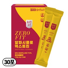 올바른습관 알파CD 알파씨디 제로핏 알파시클로덱스트린 HACCP인증 식약청 30포(1개월분), 120g, 1박스