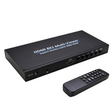 易控王 4K 8x1 HDMI 畫面分割器 拼接電視牆 遠端遙控切換, 1個, 40-225