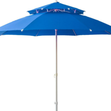 야외 테이블 방부 방수 접이식 야외테이블 의자 세트 원목 정원 마당 탁자 파라솔 별매, 07.파라솔 블루