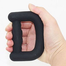 악력기 테스트 실리콘 프리미엄 D형 손악력 완력기 77051ea 1(EA), 진그레이(40lb), 1개