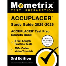 (英文圖書)Accuplacer Study Guide 2025-2026 - 8 Full-Length Practice Tests 250+ Online Vid... 平裝版, Mometrix Media LLC, 英文