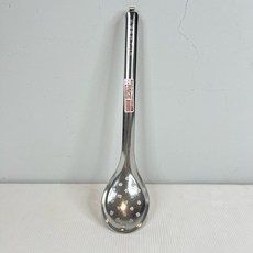 台灣製 304不銹鋼, 1個, 紅豹 全柄大菜匙 31公分 有孔