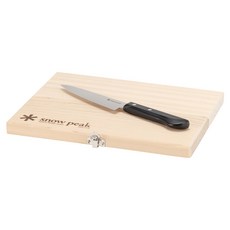 【snow peak】露營便攜式砧板刀具套裝 No.CS-207 戶外料理好幫手, 1個