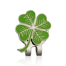 골프 공 마크 모자 클립 합금 버디 원 퍼트 이글 타이거 장갑 디자인 남성 드롭 선박, 01 Clover Clip