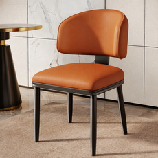 심플 디자인 인조가죽 식탁의자 다이닝 거실 겸용 의자, 1개, Y-04