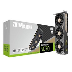 ZOTAC 게이밍 지포스 RTX 5070 솔리드 OC DLSS 4 12GB GDDR7 192비트 28Gbps PCIE 5.0 게이밍 그래픽 카드 IceStorm 2.0 냉각, Sold OC