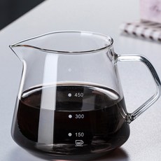 901M 내열유리 커피서버 600ml 내열유리포트 커피계량용컵