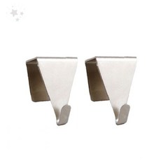 주방 씽크대 상단 걸림 스테인리스 천 소품 걸이 고리 가정용 정리 수납 보관, 1개, 상세페이지 참조