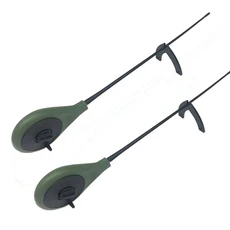 얼음 낚시대 포켓 울트라 짧은 바다 막대 Portable18.5cm 야외 겨울 스포츠 브래킷 Accessorie, 01 2 pcs