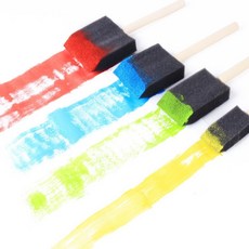 스펀지 폼 붓 브러쉬 스폰지