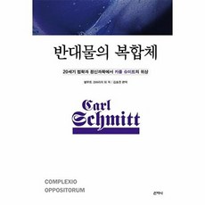 반대물의 복합체:20세기 법학과 정신과학에서 카를 슈미트의 위상, 산지니, 헬무트 크바리치 저/김효전 편역