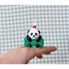 [미디마켓] 크리스마스 푸우곰돌이초 1팩(3개입) 크리스마스케이크초 특이한초 디자인초, 푸우곰돌이초1팩(3개입)