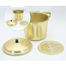 쌍문상회 양동이 알루미늄들통 찜통 육수통 찜솥 곰솥 들통 알루미늄 찜기 빨래솥 양은들통 양은냄비 곰솥냄비 중 대원 40872EA, 본상품