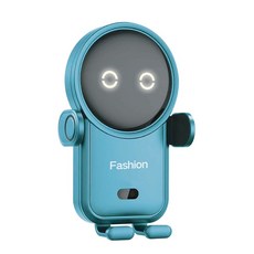 台灣製現貨直營 MCK-CH03 汽車手機支架 車用支架 15W無線快充 智能感應無線充電, 青藍色