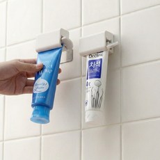 에르고 공중부양 치약짜개 디스펜서 자석 마그네틱, 2개, 화이트